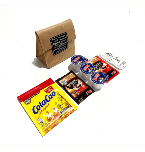 kit de alimentación básico desayuno con cola cao